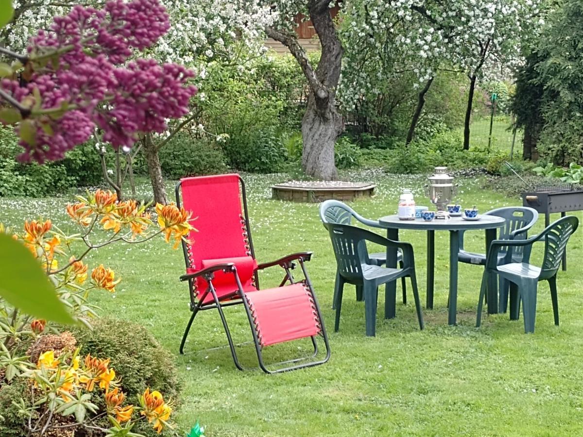 House, Garden & Sauna. Free Parking. Train Stop-200 M. Sea-1 Km. Jūrkalne Buitenkant foto